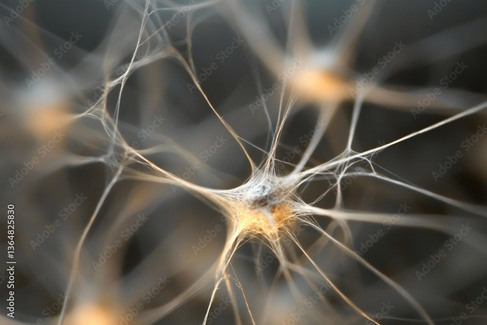 Aufkleber neural network visualizations featuring abstract glowing connections in a digital landscape