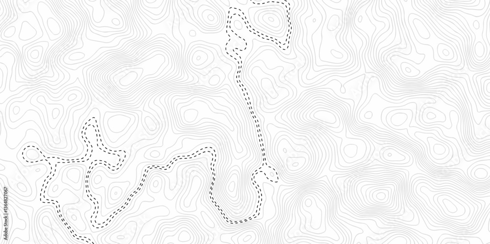 Poster pattern with lines and dots the stylized height of the topographic map contour in lines and contours