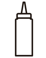 シンプルな調味料入れのイラスト