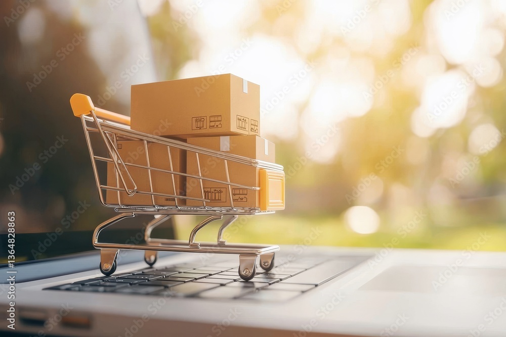 Poster shopping online is a concept that allows customers to browse a web store on their computer or laptop