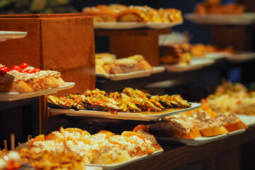 Pintxos in San Sebastian, Spain 