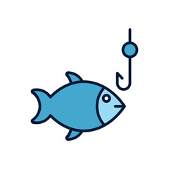 Fishing Vector icon