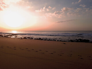 Obraz premium Sunset on the beach