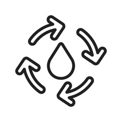 Reuse icon vector image. Suitable for mobile apps, web apps and print media.