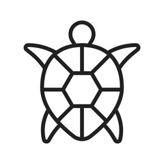 Obraz premium Sea Turtle icon vector image. Suitable for mobile apps, web apps and print media.