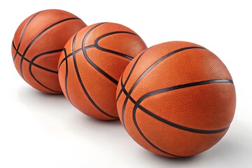 Fototapeta premium Bunch of basket balls
