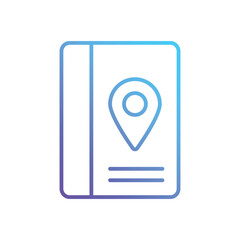 Guide book Vector icon
