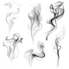 Smoke Vector Illustrations (1)