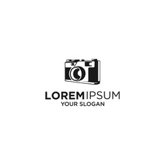 Vintage Camera silhouette Logo
