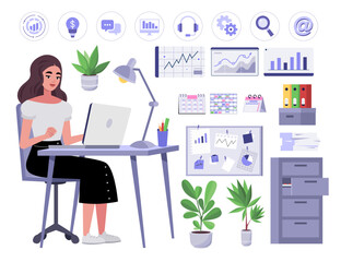 020 - 2Office worker WOMAN