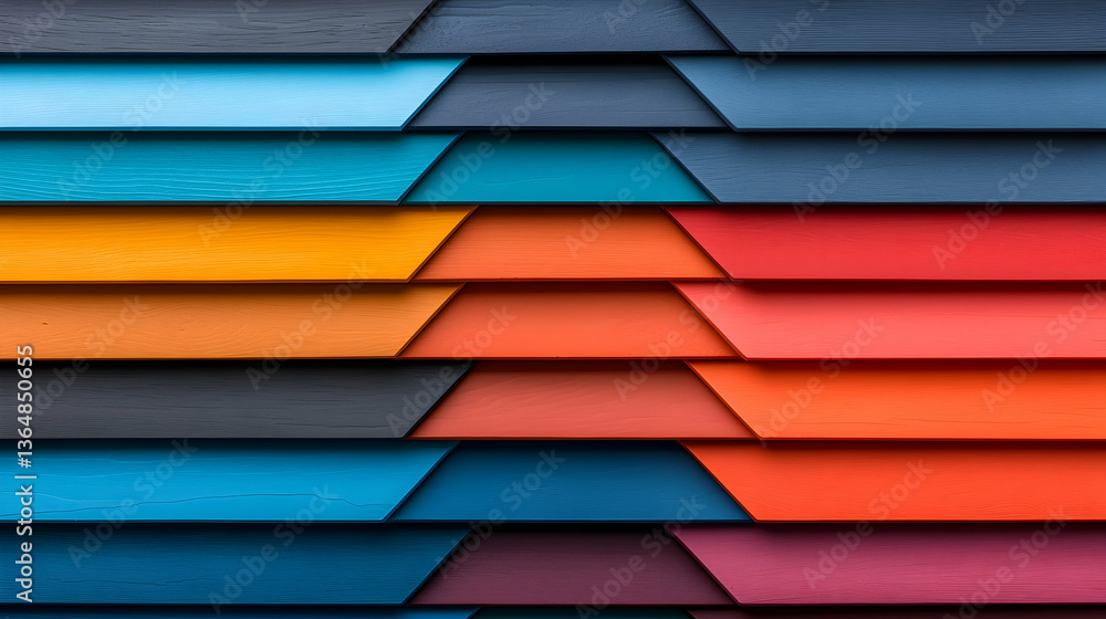 Poster abstract colorful layered geometric pattern background