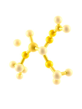 3D image of Ergocornine skeletal formula - molecular chemical structure of  ergot alkaloid isolated on white background