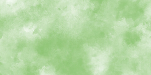 Set of abstract green watercolor water splash on a white background.Abstract green watercolor background for your design,Green splatter spot. Watercolor pastel splash,