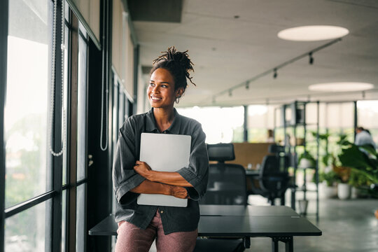 Software engineer using laptop computer with global network connection, Technology, innovation