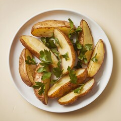 A healthy meal with chicken breast salad and fried fish with vegetables