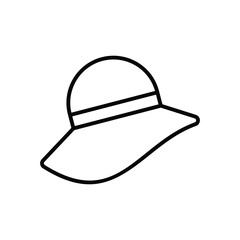 Pamela hat Vector icon