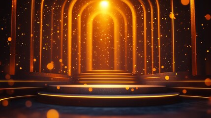 Obraz premium Sophisticated vector design featuring a pedestrian walkway, modern urban illustration with clean lines and geometric style