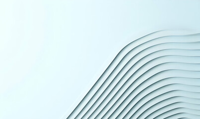 Abstract Wave Patterns in Soft Blue Tones for Modern Design