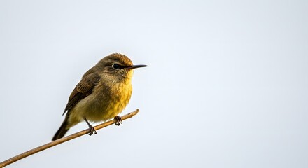 Fototapeta premium Hummingbird on Branch in Garden