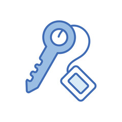 Room key  Vector icon