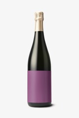 Red wine bottle, food packaging