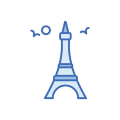 Eiffel tower Vector icon