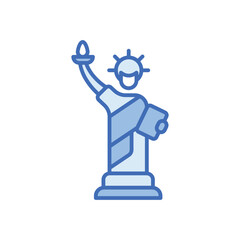 Statue of liberty Vector icon