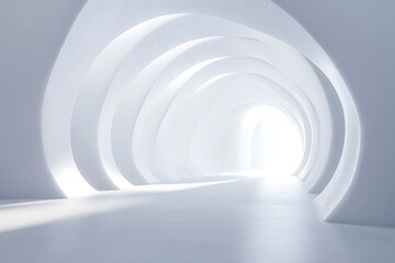 Naklejka premium Abstract white background. Minimal geometri