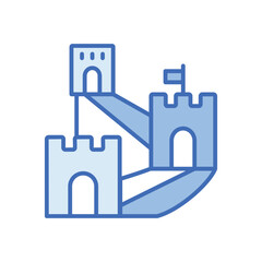 Great wall of china Vector icon