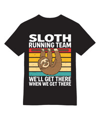 Sloth Running Team T-Shirt