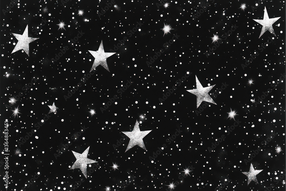 Aufkleber a white black distressed overlay background with tiny white particles scattered across it creating a