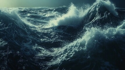 Some crashing Atlantic waves spray