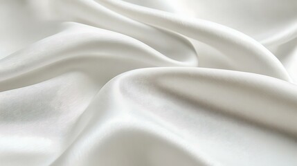 Obraz premium A professional product photograph of a white woven fabric, emphasizing its flawless and wrinkle-free surface.