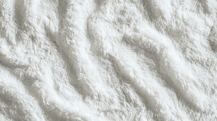 Obraz premium A seamless texture of white woven chenille fabric, featuring a plush and soft appearance with subtle variations in tone.