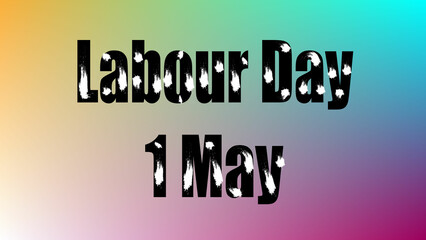 Labour day brush paint  