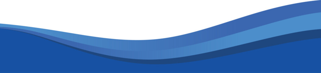 Elegant Wave Footer Decoration 