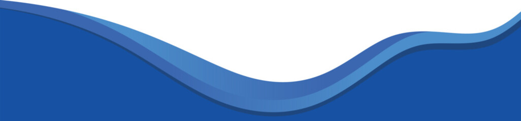 Elegant Wave Footer Decoration 