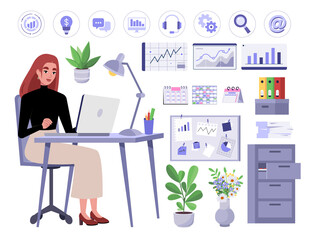 020 - 2Office worker WOMAN