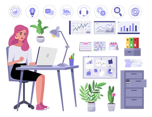 020 - 2Office worker WOMAN