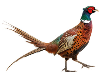 pheasant isolated on white background