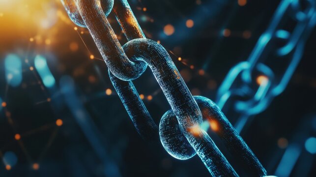 A blockchain engineer implementing decentralized finance solutions, modern tech workspace with decentralized apps and blockchain code visible, High-tech style