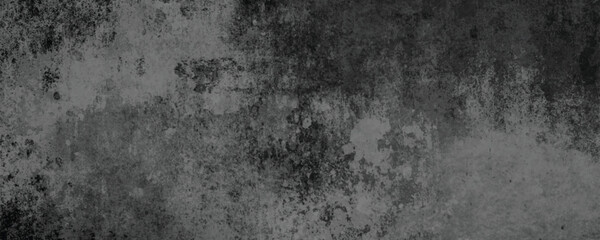 A Heavy and Dramatic Aesthetic Created by the Dark and Worn Surface of an Aged Wall

