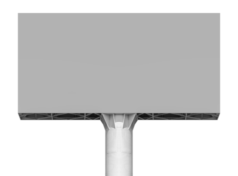 Outdoor pole billboard