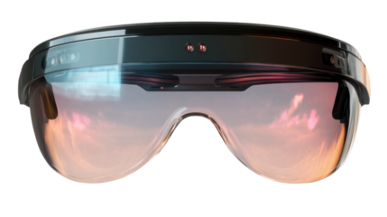 Future Vision: Modern Augmented Reality Glasses: Futuristic augmented reality glasses, exuding innovation and advanced technology