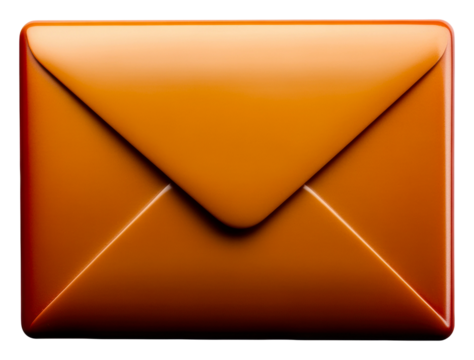 Sending digital messages via email online communication graphic design cut out