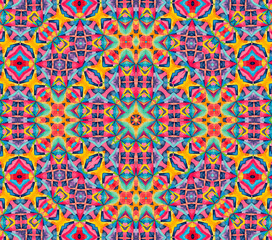 Bright multicolor background with abstract pattern