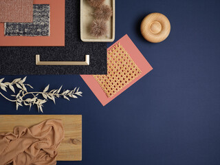 Terracotta meets powder blue – this moody arrangement merges earthy hues and soft textures with...