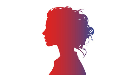 icona, sagoma, silhouette, donna, volto,  profilo, bellezza, femminile, estetista, 