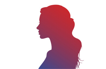 icona, sagoma, silhouette, donna, volto,  profilo, bellezza, femminile, estetista, 