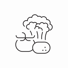 vegetables icon vector sign